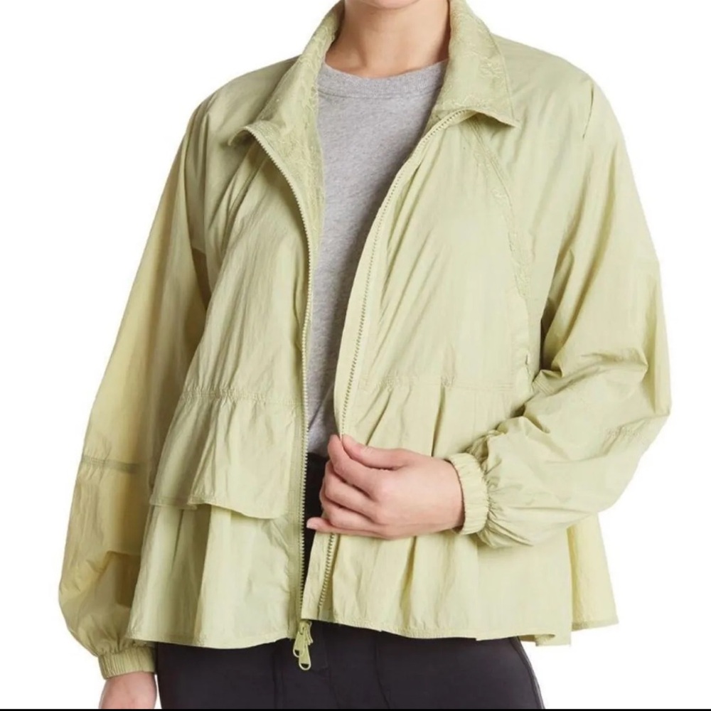 Free People FP Movement Pistachio Green Namaslay Jacket